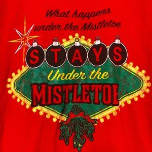 Mistletoe Vegas Sign Shirt